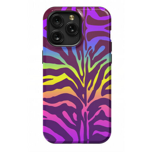 Rainbow Zebra Phone Case