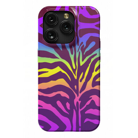 Rainbow Zebra Phone Case