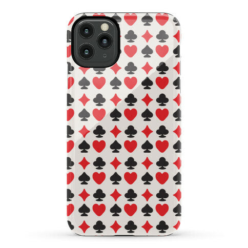 Card Deck Symbols Pattern Phone Case