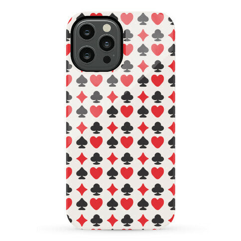 Card Deck Symbols Pattern Phone Case