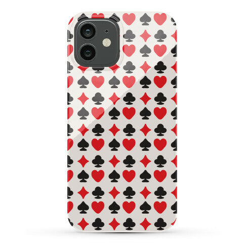 Card Deck Symbols Pattern Phone Case