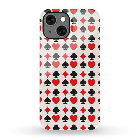 Card Deck Symbols Pattern Phone Case