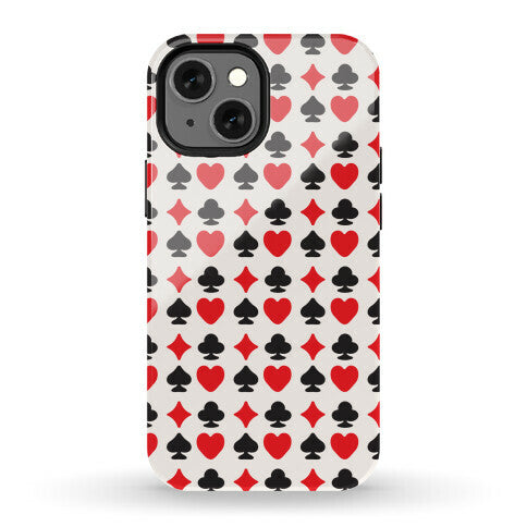 Card Deck Symbols Pattern Phone Case