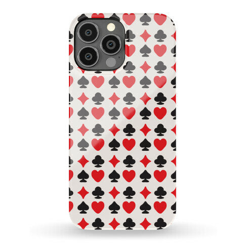 Card Deck Symbols Pattern Phone Case