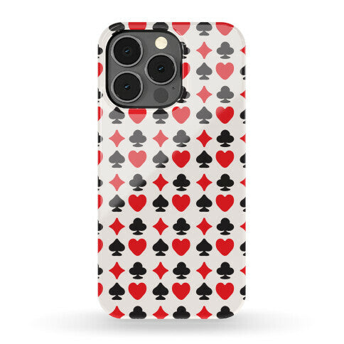 Card Deck Symbols Pattern Phone Case