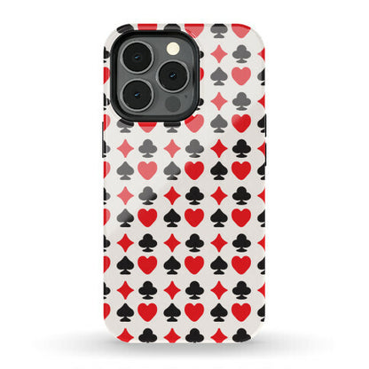 Card Deck Symbols Pattern Phone Case