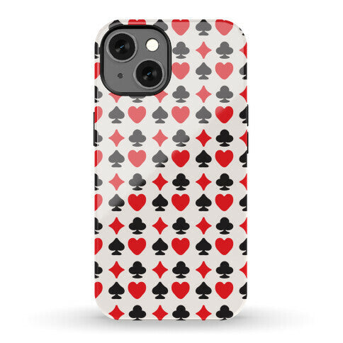 Card Deck Symbols Pattern Phone Case