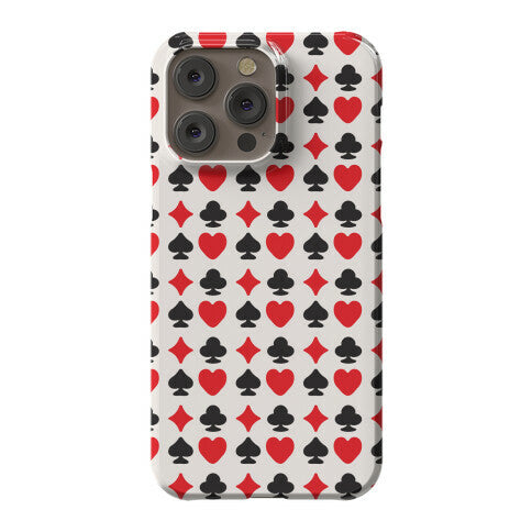 Card Deck Symbols Pattern Phone Case
