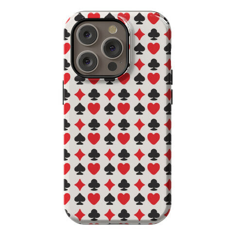 Card Deck Symbols Pattern Phone Case