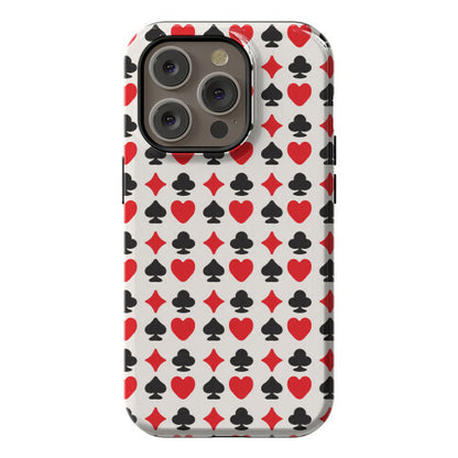 Card Deck Symbols Pattern Phone Case