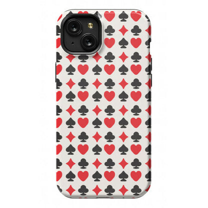 Card Deck Symbols Pattern Phone Case