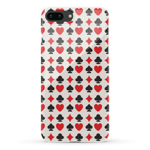 Card Deck Symbols Pattern Phone Case