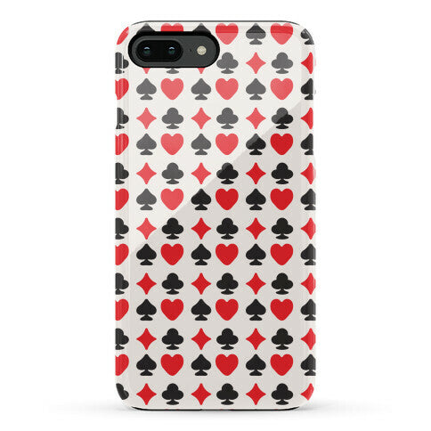 Card Deck Symbols Pattern Phone Case