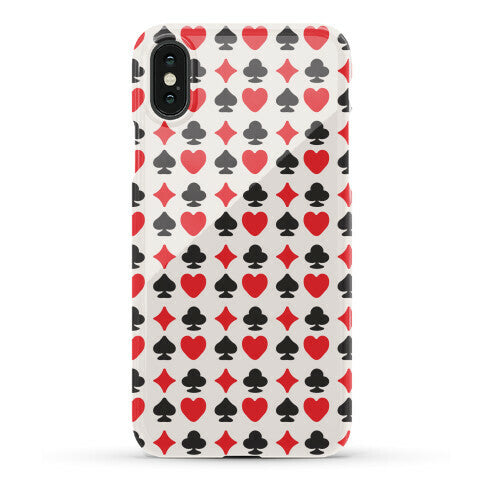 Card Deck Symbols Pattern Phone Case