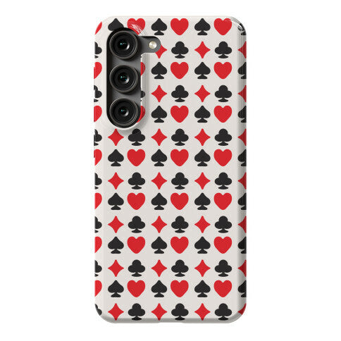 Card Deck Symbols Pattern Phone Case