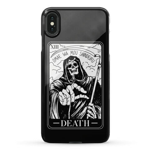 Omae Wa Mou Shindeiru Death Tarot Card Phone Case