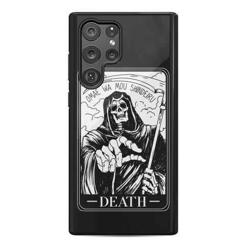 Omae Wa Mou Shindeiru Death Tarot Card Phone Case