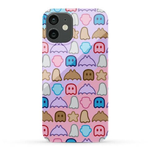 Spoopy Cereal Parody Pattern Phone Case