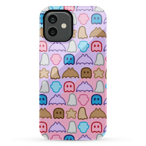 Spoopy Cereal Parody Pattern Phone Case