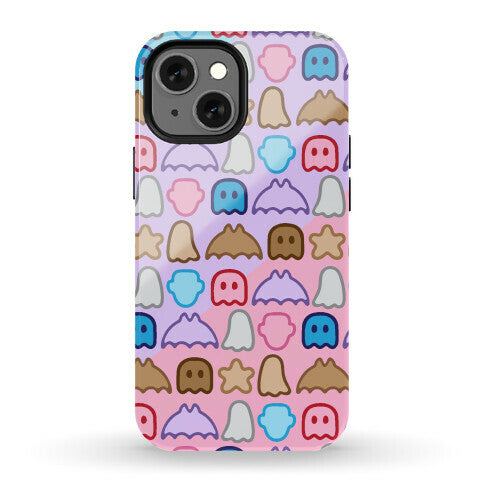 Spoopy Cereal Parody Pattern Phone Case