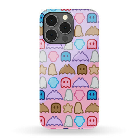 Spoopy Cereal Parody Pattern Phone Case