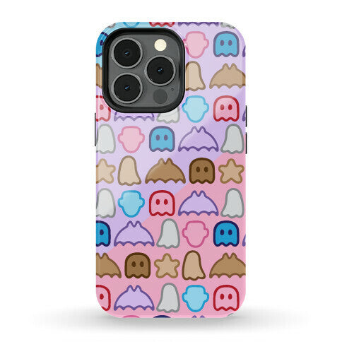 Spoopy Cereal Parody Pattern Phone Case