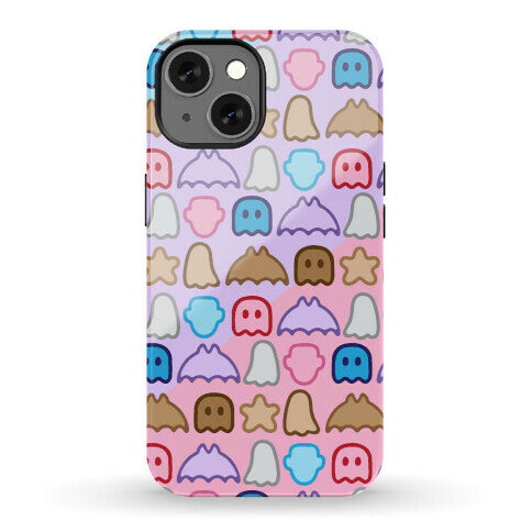 Spoopy Cereal Parody Pattern Phone Case