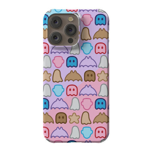Spoopy Cereal Parody Pattern Phone Case