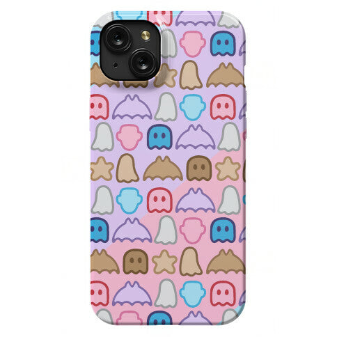 Spoopy Cereal Parody Pattern Phone Case