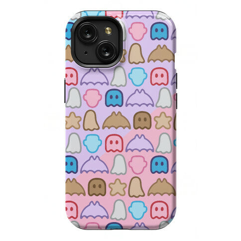 Spoopy Cereal Parody Pattern Phone Case