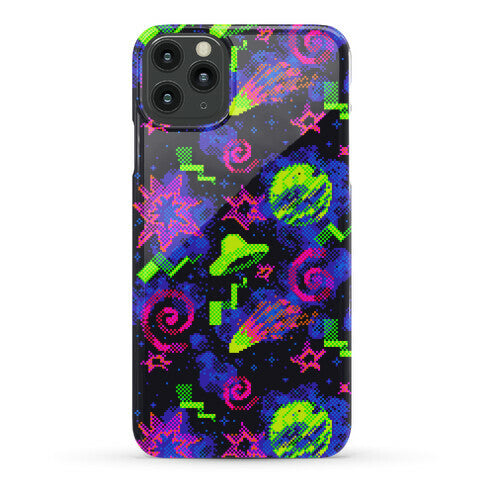 Faux Retro Arcade Carpet Pattern Phone Case