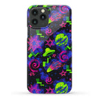 Faux Retro Arcade Carpet Pattern Phone Case