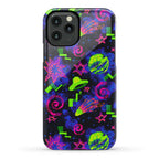Faux Retro Arcade Carpet Pattern Phone Case