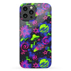 Faux Retro Arcade Carpet Pattern Phone Case