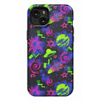 Faux Retro Arcade Carpet Pattern Phone Case