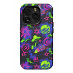 Faux Retro Arcade Carpet Pattern Phone Case
