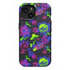 Faux Retro Arcade Carpet Pattern Phone Case