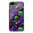 Faux Retro Arcade Carpet Pattern Phone Case