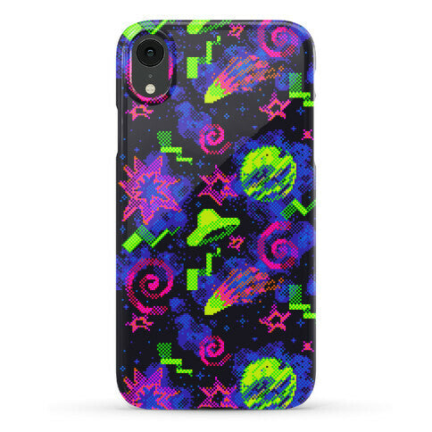 Faux Retro Arcade Carpet Pattern Phone Case