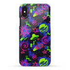 Faux Retro Arcade Carpet Pattern Phone Case