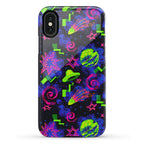 Faux Retro Arcade Carpet Pattern Phone Case