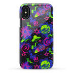 Faux Retro Arcade Carpet Pattern Phone Case