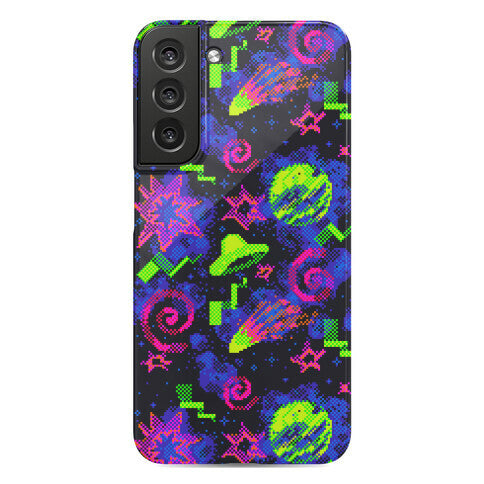 Faux Retro Arcade Carpet Pattern Phone Case