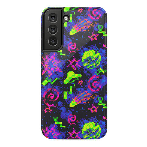 Faux Retro Arcade Carpet Pattern Phone Case