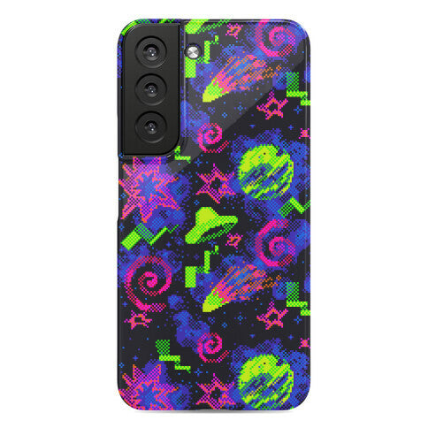 Faux Retro Arcade Carpet Pattern Phone Case