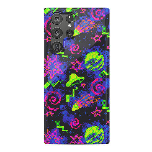 Faux Retro Arcade Carpet Pattern Phone Case