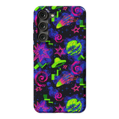 Faux Retro Arcade Carpet Pattern Phone Case