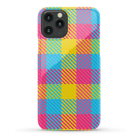 Pan Pride Flag Plaid  Phone Case