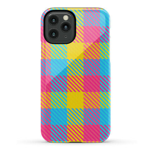 Pan Pride Flag Plaid  Phone Case