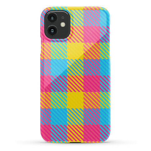 Pan Pride Flag Plaid  Phone Case